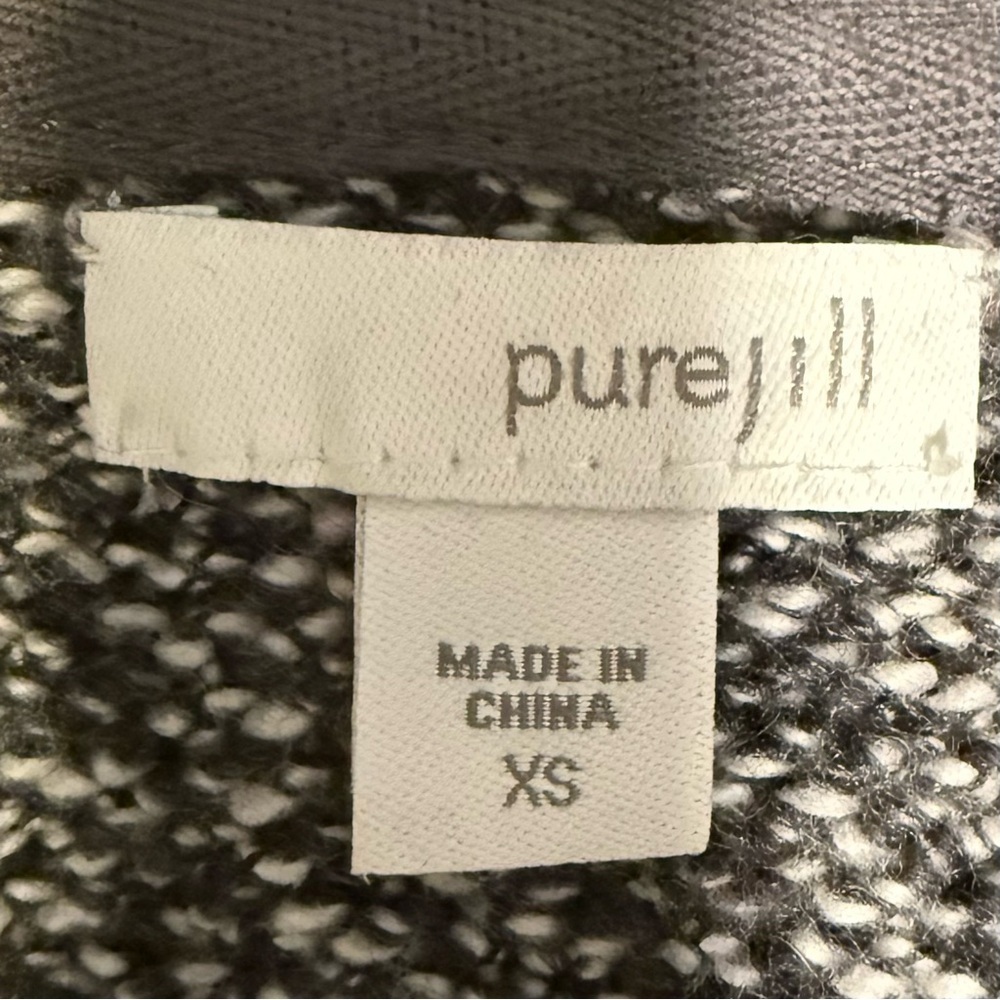 Gently Worn Pure Jill Gray Cardigan Sweater - Picture 2 of 4